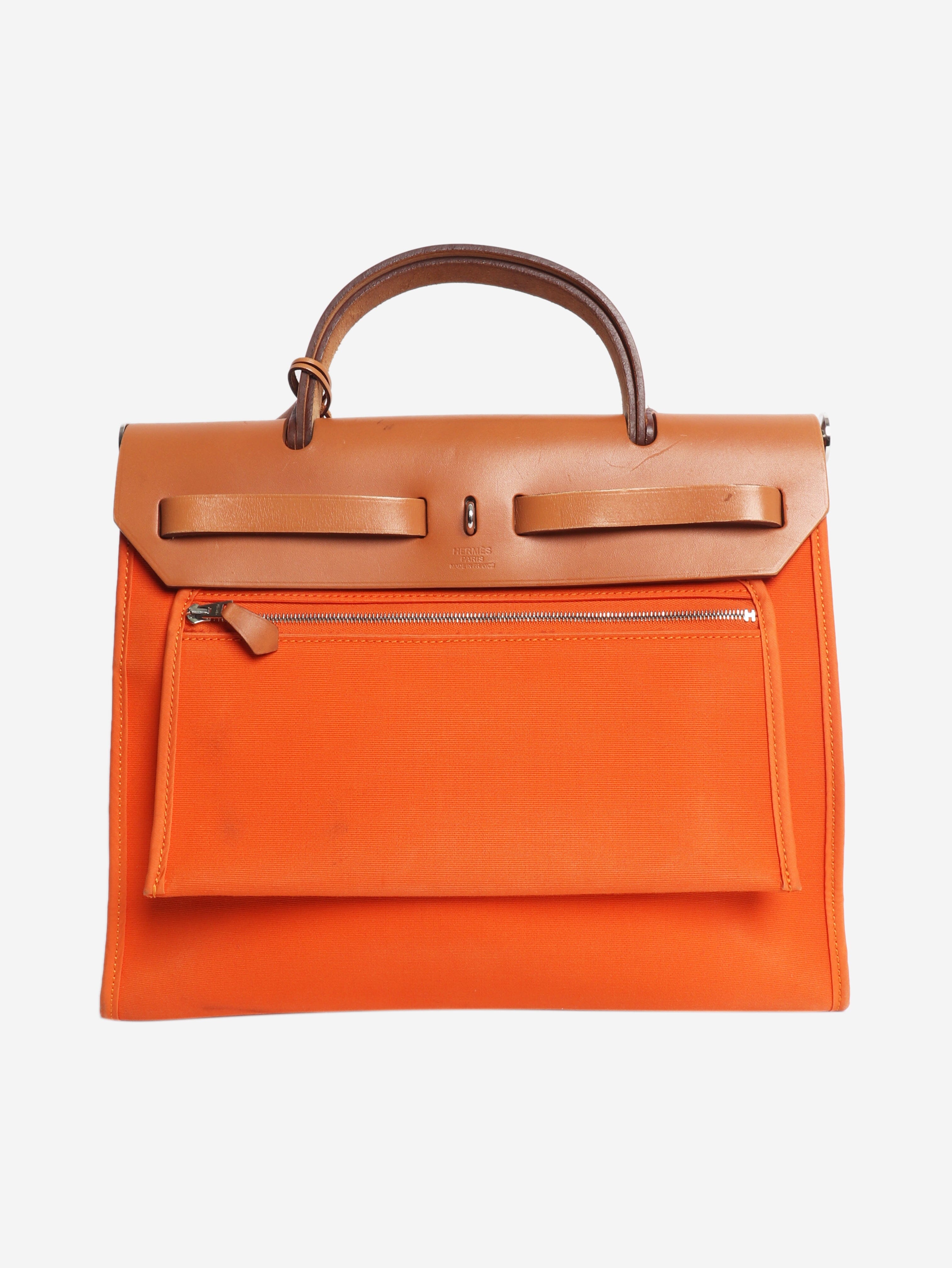Orange 2014 Herbag 31 shoulder bag Shoulder bags Hermes 