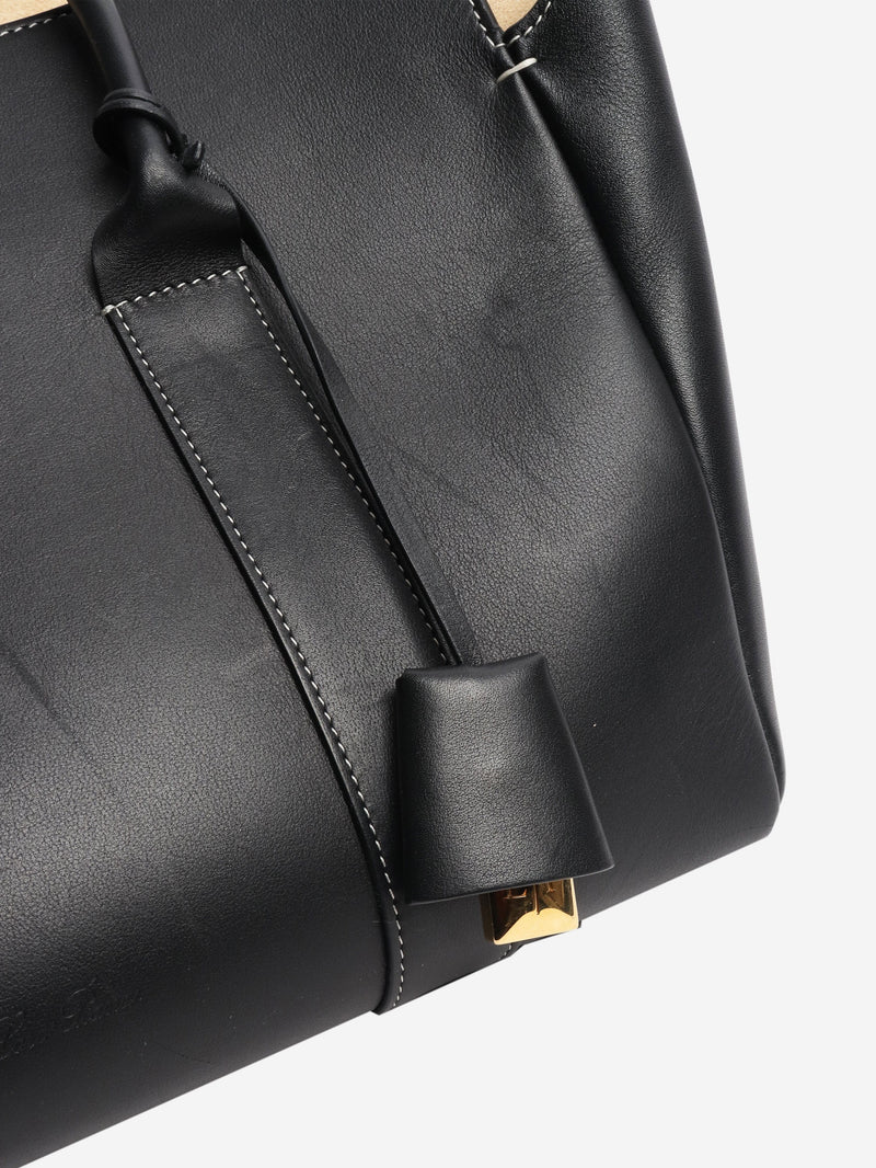 Black Loom 32 leather bag Bags Loro Piana 