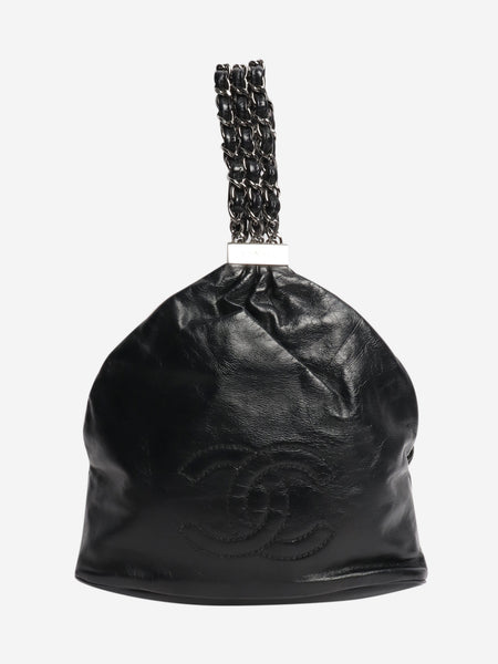 Black 2006 lambskin chain bag alternate image