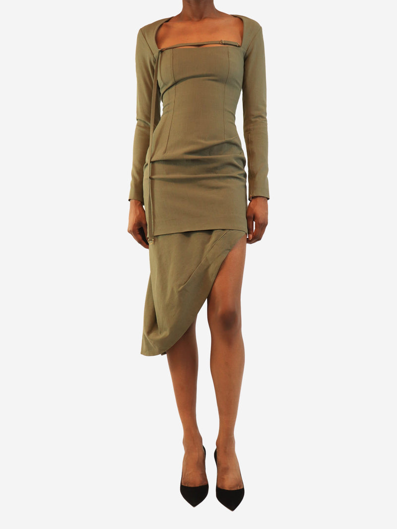 Green La Montagne dress - size UK 6 Dresses Jacquemus 