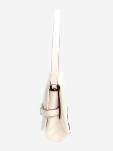 Victoria Beckham White chain leather top handle bag