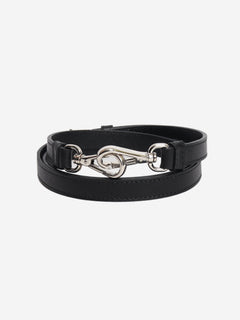 Black saffiano leather bag strap Bag Straps Prada 