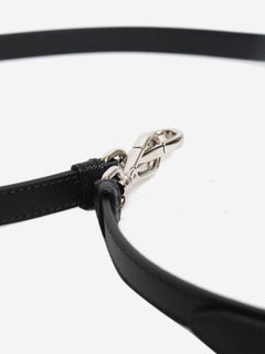 Black saffiano leather bag strap Bag Straps Prada 