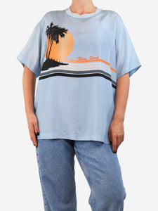 Rag & Bone Blue silk sunset top - size S