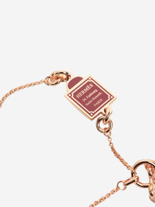 Hermes Rose gold Cheval necklace