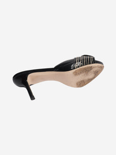 Black patent bow mules - size EU 40.5 Heels Miu Miu 