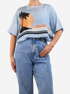 Rag & Bone Blue silk sunset top - size S