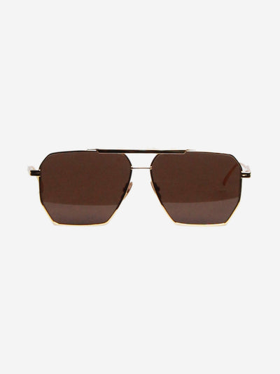 Gold Aviator sunglasses Sunglasses Bottega Veneta 