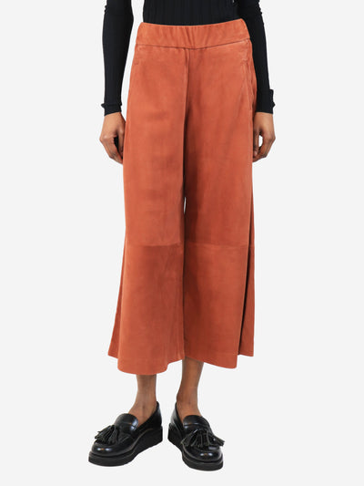 Rust suede culottes - size S Trousers SPRWMN 