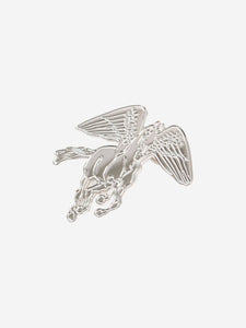 Hermes Silver Pegase scarf ring