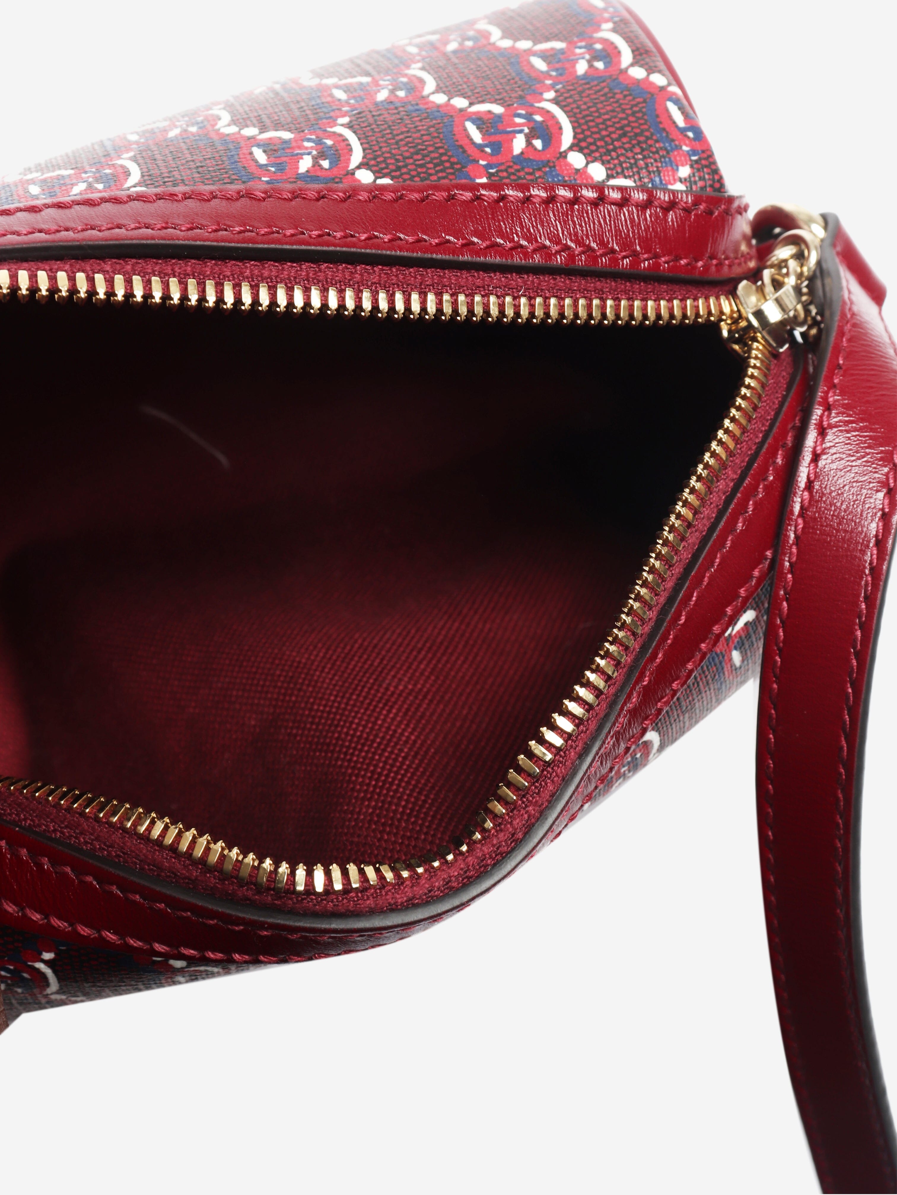 Burgundy GG Shadow Monogram bag Cross-body Bags Gucci 