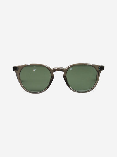Grey round dark grey sunglasses Sunglasses Garret Leight California Optical 