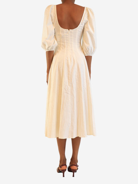 White Swells linen midi dress - size UK 6 alternate image