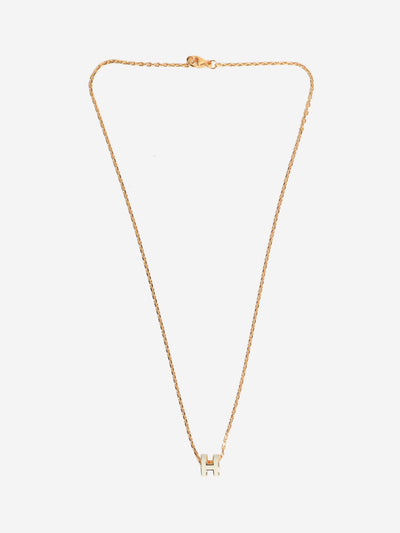 Gold Mini Pop H necklace Necklaces Hermes 