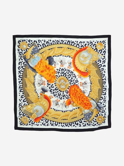 Animal print silk scarf Hats, Scarves and Gloves Hermes 