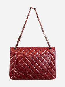 Chanel Cherry red 2010-2011 jumbo Classic single flap bag