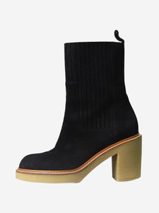 Hermes Black suede boots - size EU 37