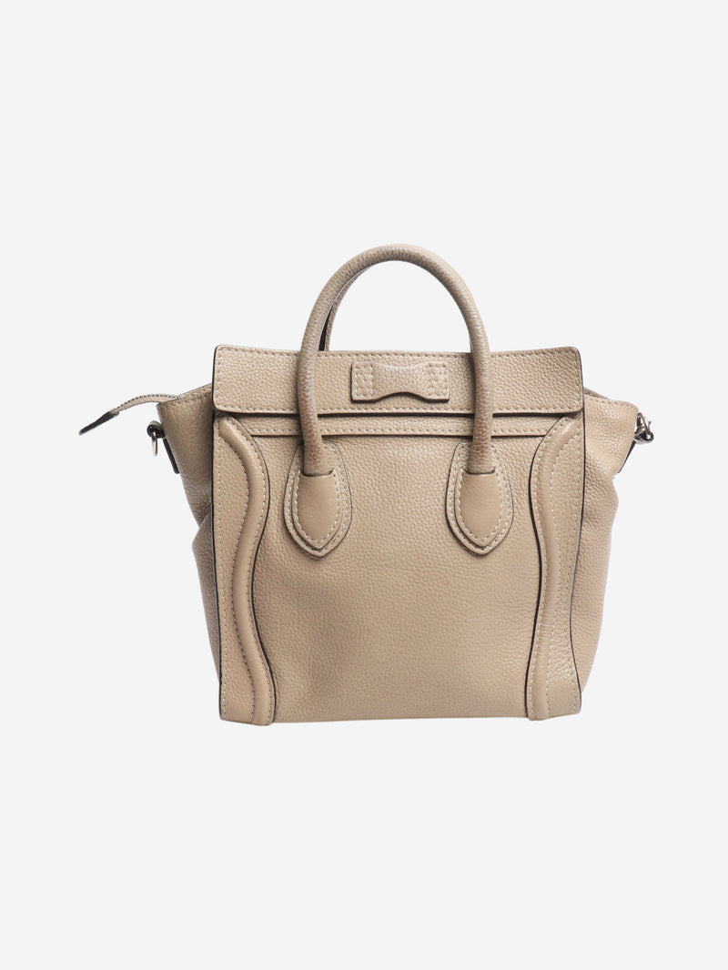 Celine Nano Luggage Calfskin 2Way Handbag - size Shoulder bags Celine 