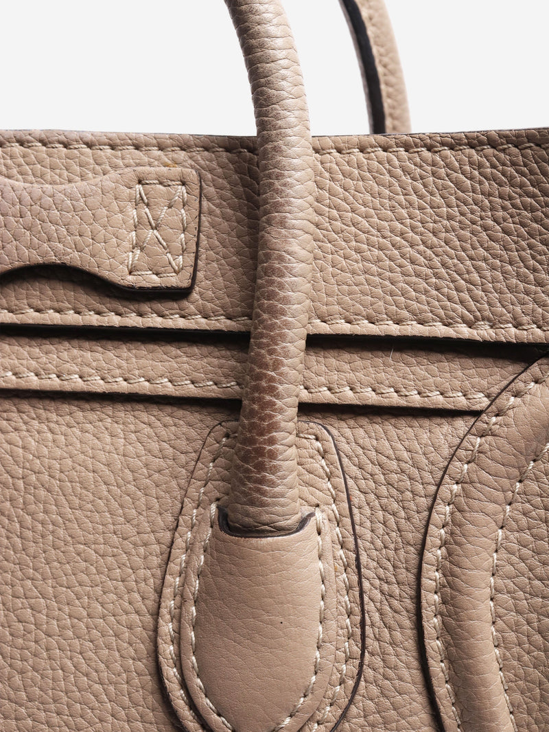 Celine Nano Luggage Calfskin 2Way Handbag - size Shoulder bags Celine 