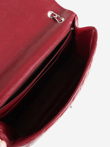 Chanel Cherry red 2010-2011 jumbo Classic single flap bag