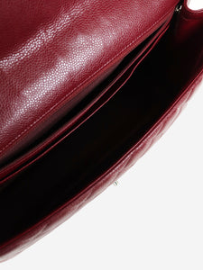 Chanel Cherry red 2010-2011 jumbo Classic single flap bag