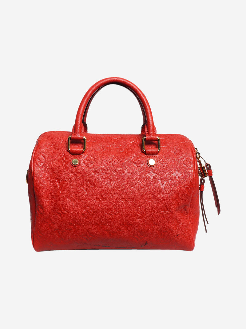 Red 2013 Speedy Bandoulière 25 bag Shoulder bags Louis Vuitton 