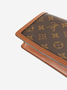 Louis Vuitton Brown Monogram Dauphine chain wallet