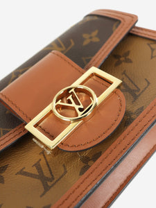 Louis Vuitton Brown Monogram Dauphine chain wallet