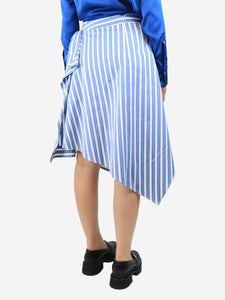 JW Anderson Blue and white striped skirt - size UK 8