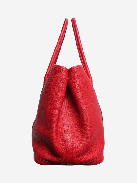 Red Garden Party 36 leather tote bag alternate image