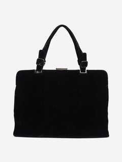 Vintage black velour top handle bag Top Handle Bags Prada 