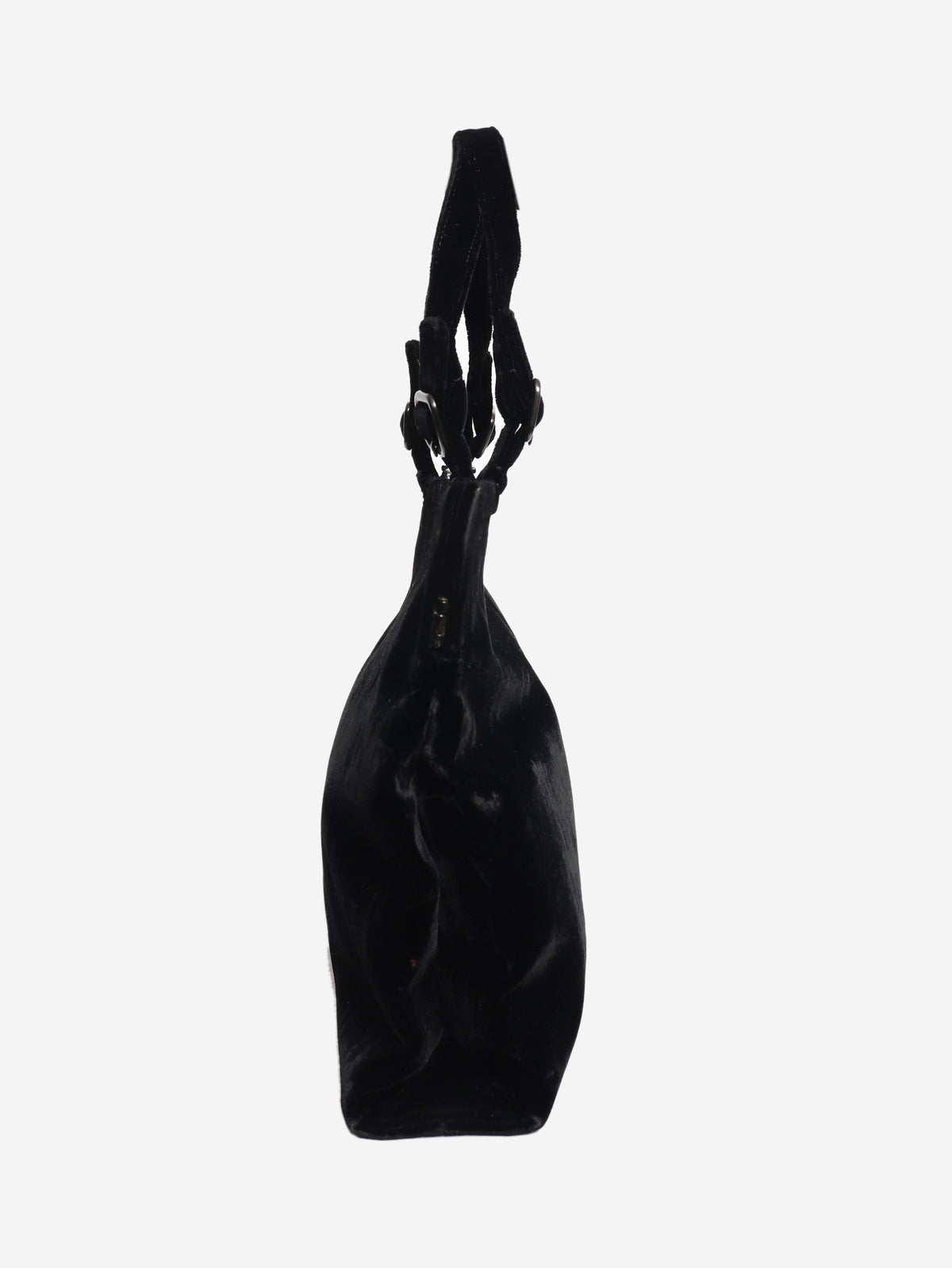 Vintage black velour top handle bag Top Handle Bags Prada 