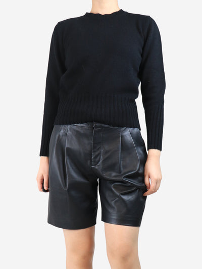 Black cashmere jumper - size UK 8 Knitwear Divine Cashmere 