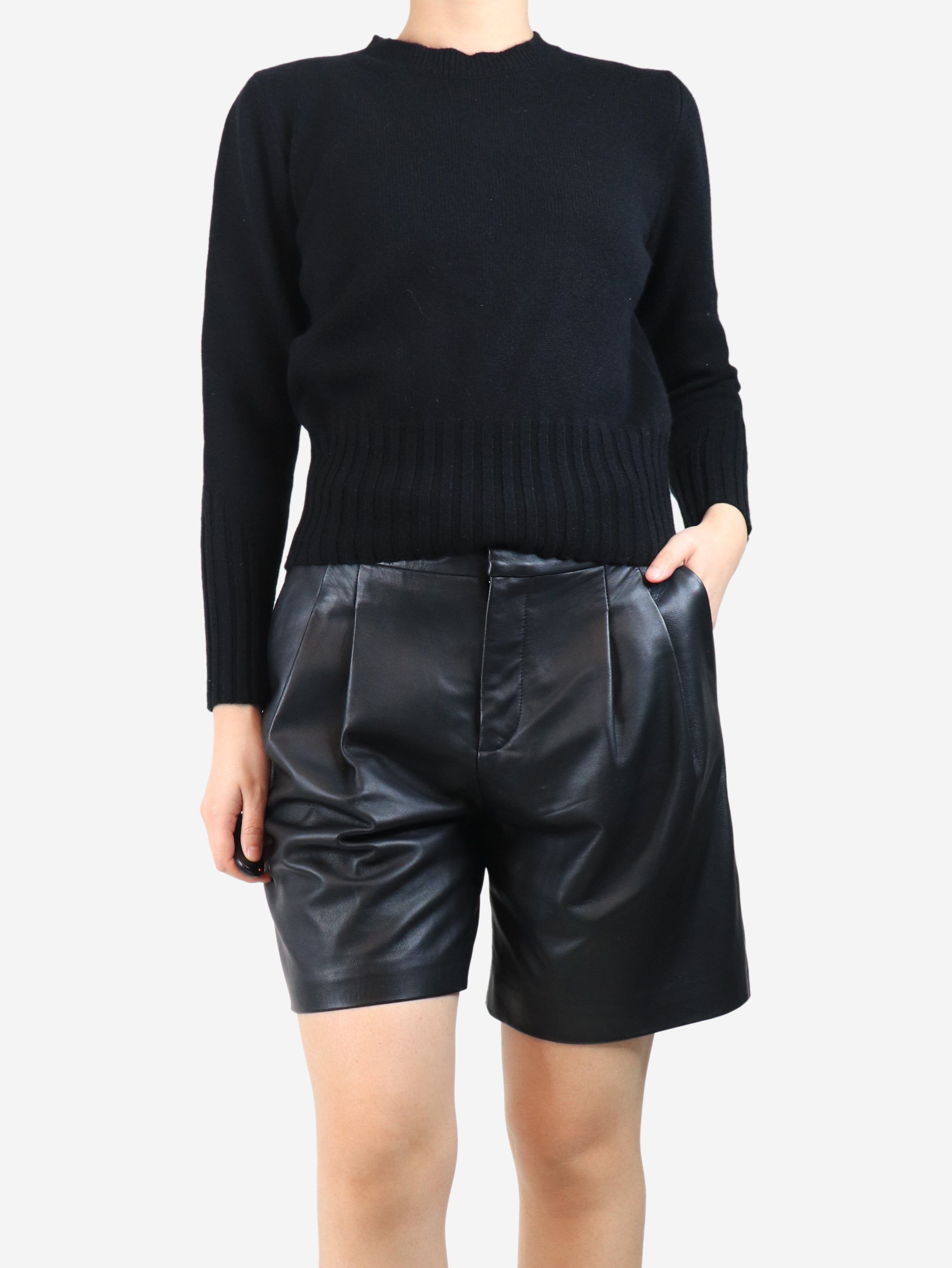 Black cashmere jumper - size UK 8 Knitwear Divine Cashmere 