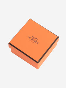 Hermes Silver Chaine d'ancre Enchainee scarf ring