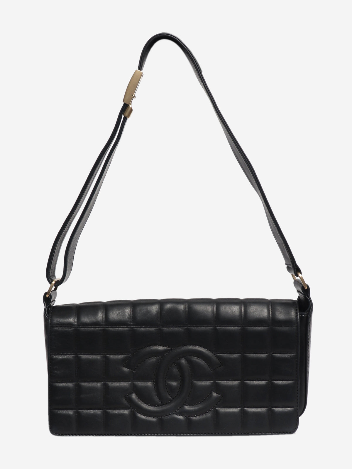 Black vintage 2002 Chocolate bar shoulder bag Shoulder bags Chanel 