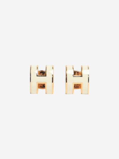 Gold Mini Pop H earrings Earrings Hermes 