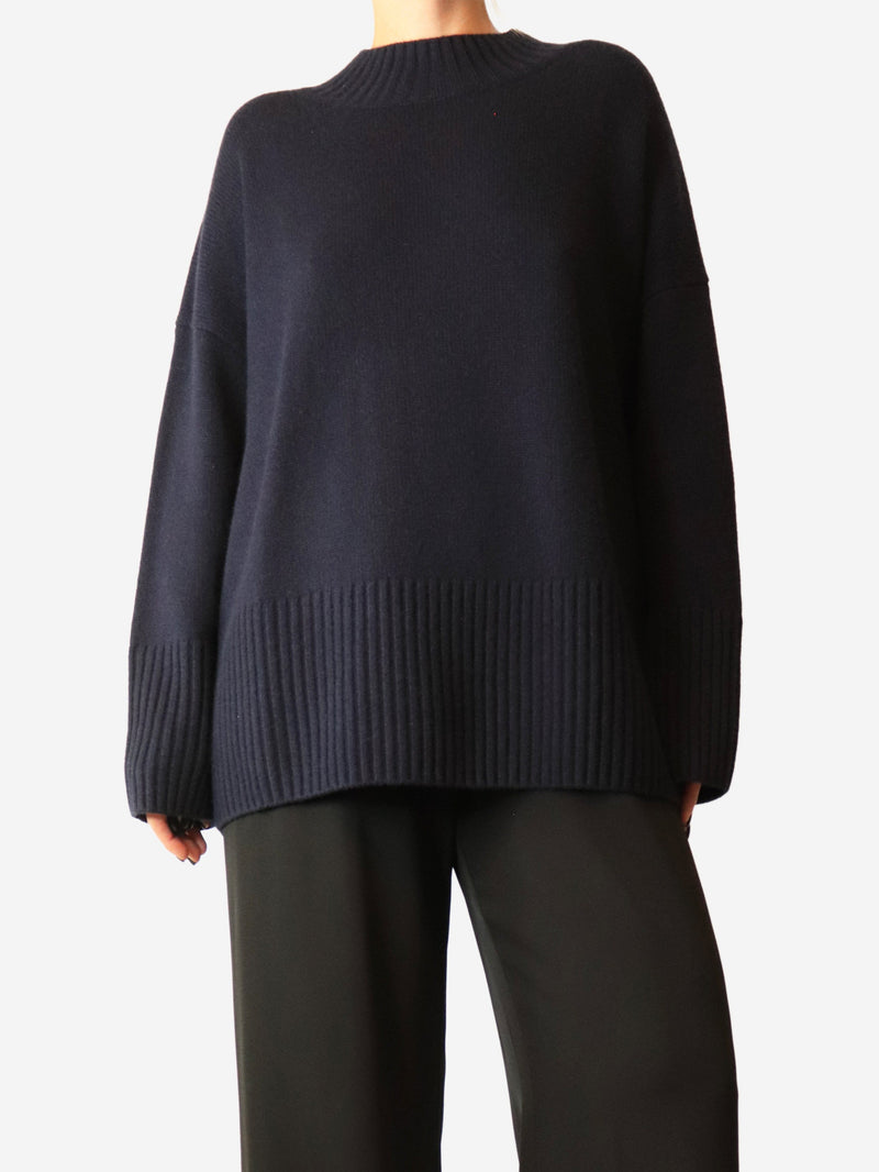 Navy cashmere jumper - size M Knitwear Chinti & Parker 