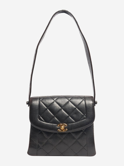 Black small 1997 vintage Diana flap bag Shoulder bags Chanel 