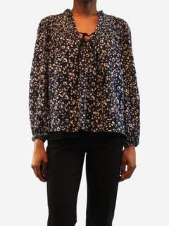 Blue floral blouse - size UK 8 Dresses Ulla Johnson 