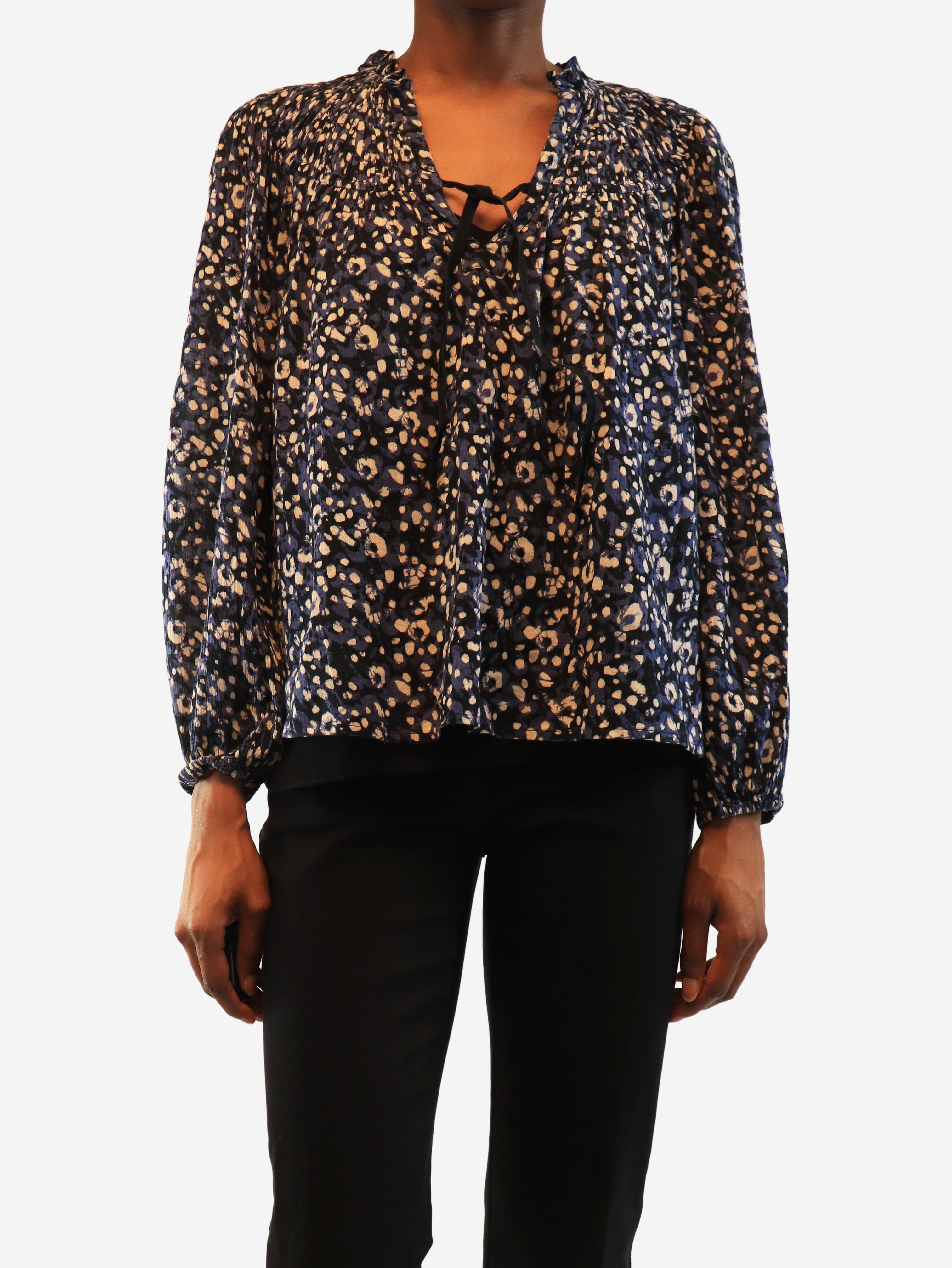 Blue floral blouse - size UK 8 Dresses Ulla Johnson 