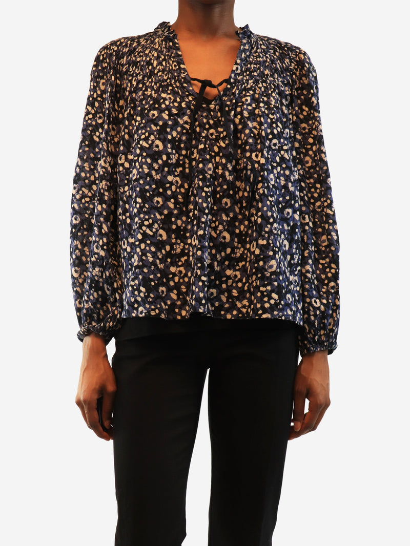 Blue floral blouse - size UK 8 Dresses Ulla Johnson 