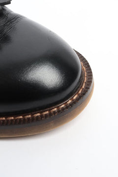 Black fringed leather loafers - size EU 40 Flat Shoes Marni 