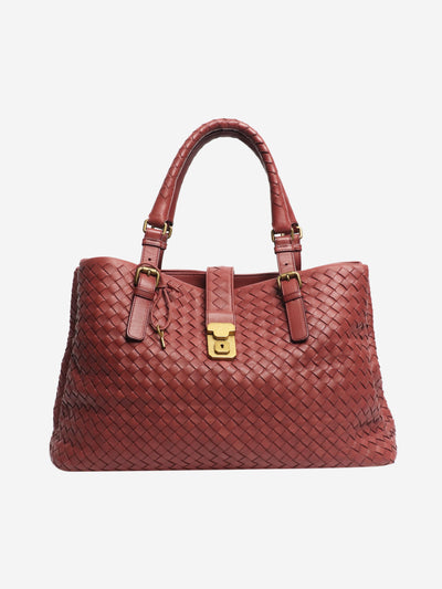 Clay Intrecciato leather top handle bag Top Handle Bags Bottega Veneta 