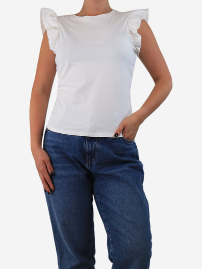 Paige White Erissa flutter sleeve top - size S Tops Paige 