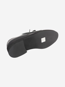Marni Black fringed leather shoes - size EU 40
