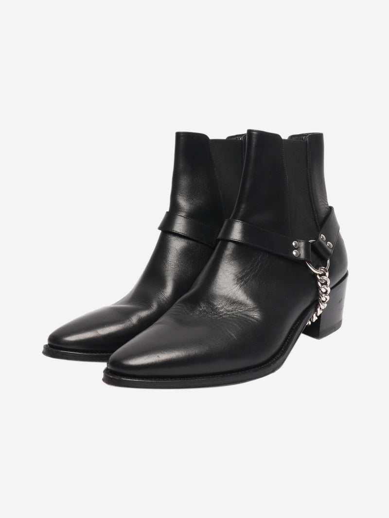 Black western ankle boots - size UK 9 Boots Celine 