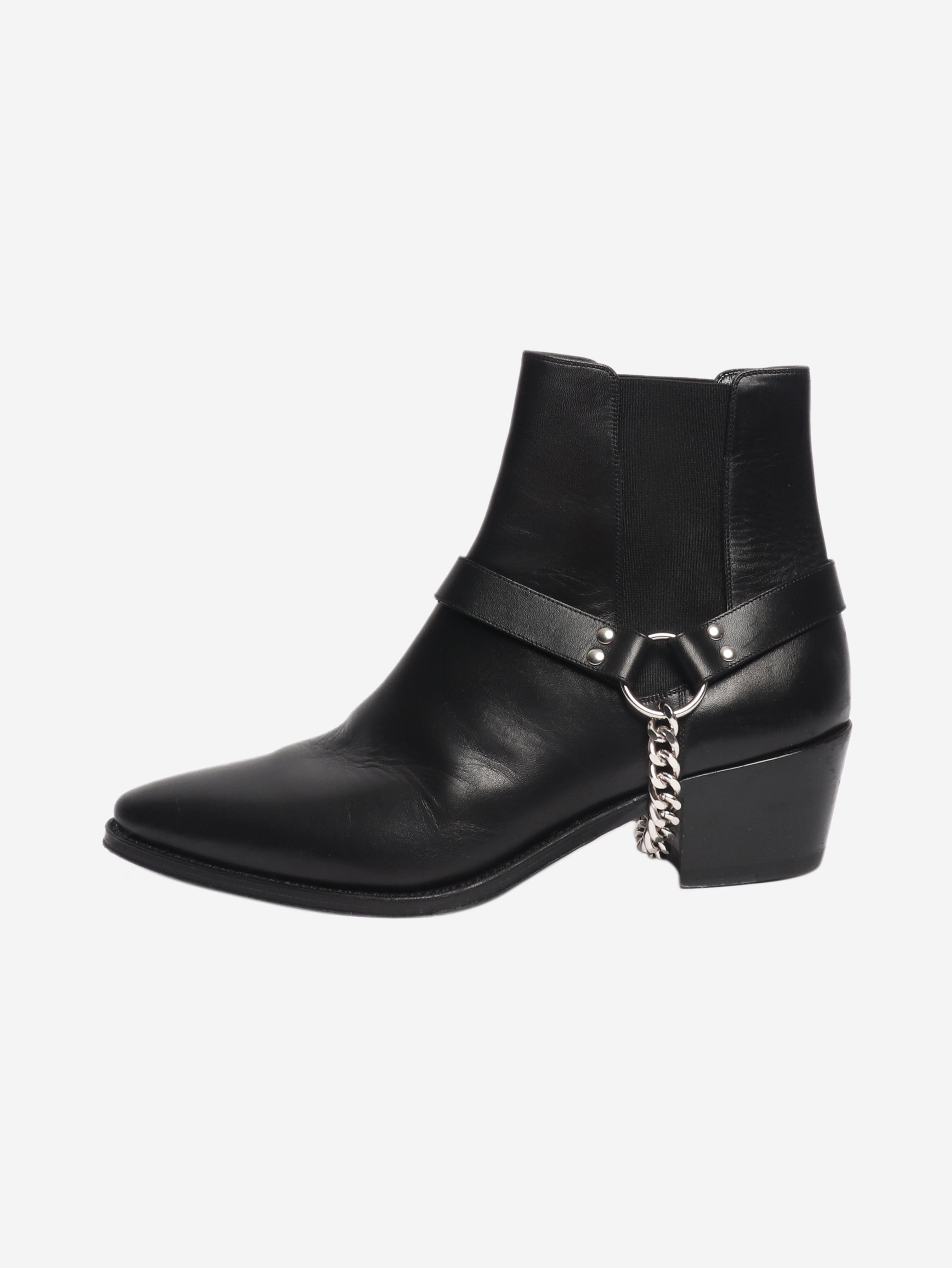 Black western ankle boots - size UK 9 Boots Celine 