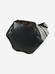 Paco Rabanne Black leather bucket bag