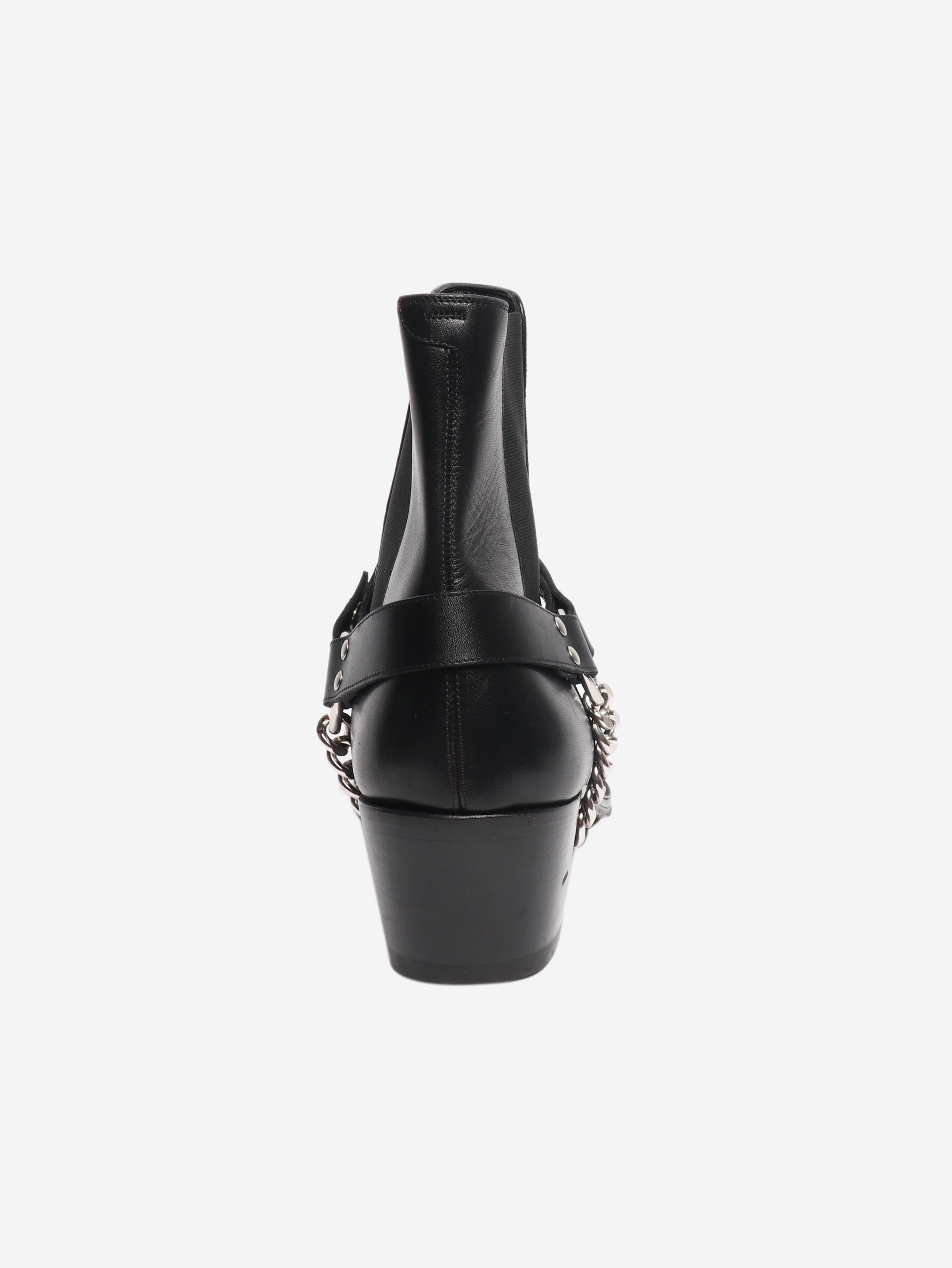 Black western ankle boots - size UK 9 Boots Celine 